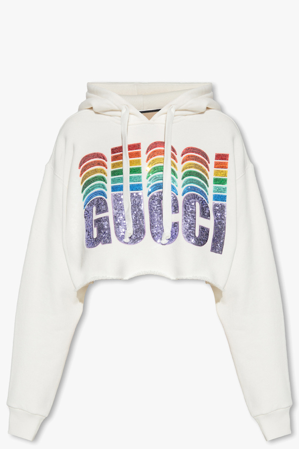 Gucci cheap cropped hoodie